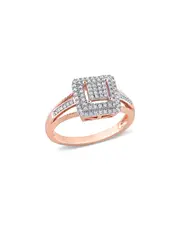 Rina Limor 10K Rose Gold 0.25 ct. tw. Diamond Split Shank Ring