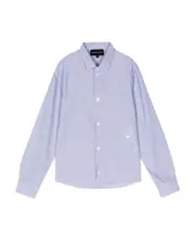 embroidered-logo polka-dot shirt 8Y,6 Purple