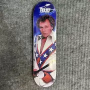 Skateboard Deck Evel Knievel Portrait 8.25 RedTop Relief Skate Supply