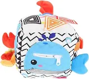 Milisten Busy Cube Activity Interactive Dress Up Blocks for Sensory Development Busy Board for Cognitive Growth Portable and Engaging Educational Play