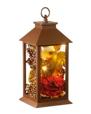 National Tree Autumn Lantern Decor with LED Lights