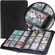 TopDeck TopLoader Binder | Holds 200+ Toploaders Hard Cases | 9 Pocket Trading Cards Album | Long Term Storage Binder | Side Load Sleeves | Pokemon/MTG/Yugioh/TCG Folder | Trading & Sports Holder