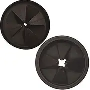 [MMXIANG] Garbage Disposal Splash Guards, 3 3/8" Kitchen Sink Splash Guard, QCB-AM Garbage Disposal Stopper Fit for In.SinkErator Evolution Series, Rubber Kitchen Sink Drain Cover(2 Pack)