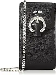 [Jimmy Choo] Jimmy Chu Madeline Phone Casual Women's Shoulder Bag Black/Silver [Parallel Import], Multicolor (Black/Silver)