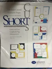 Creative Memories Short Cuts 120 Multi-Colored Geometric Shapes NEW