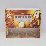 SHARPER IMAGE Geometric Cage 8 LED Lights 6.25 Length (NIB)