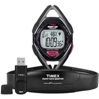 在飛比找PChome24h購物優惠-TIMEX 鐵人系列競速訓練心跳女錶