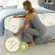Single Size Bamboo Cover Material Fully Fitted Mattress Protector/Fitted Sheet