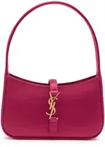 Saint Laurent Le 5 à 7 Mini Satin Shoulder Bag, Satin Bag, Pink One Size