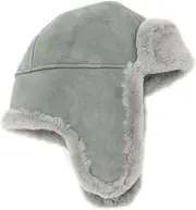 [Yellow Earth] Sheepskin Aviator Hat - 100% Genuine Australian Sheepskin Winter Hat