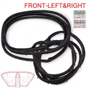 For Suzuki Vitara 2 Dr 1989 '95 Set Lh + Rh Door Rubber Seal Weatherstrip