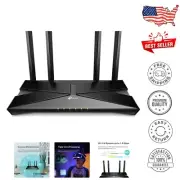 High-Performance WiFi 6 Router with 4 Gigabit LAN Ports & Easy Alexa Setup