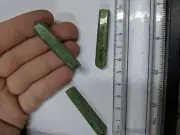 Polished Green Nephrite Jade Crystal Stone Tower Obelisk Point