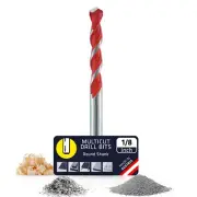 Alpen Multicut Drill Bit 1/8" Drill Bits for Versatile Drilling in Tiles, Mas...