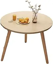 Practical Density Fibreboard Coffee Table Round Coffee Table Easy to Clean Coffee Table Bedroom Balcony Coffee Table Sturdy