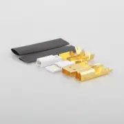 One Set Hi-End Gold Plated USB connector USB AB Type A-B Plug For DIY USB Cable