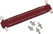 Uonlytech Vintage Style Leather Handle Strap for Guitar Amplifier Durable Dark Red PU Belt Lightweight Easy to Carry for Guitar Amp Speakers Excellent Workmanship