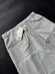 NEW Y-3 Adidas lightweight twill pants with side stripes IA1656 ORBIT GREY NW