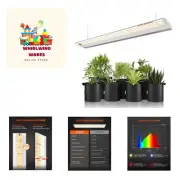 2025 LED Grow Light 2x4 ft Full Spectrum Lamp – 11000 Lumens, Energy Efficient
