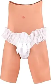 [YEEFAIRY] Silicone Crossdresser Contouring Underwear Realistic Mid-Thigh Shorts with Artificial Female Appearance & Function for MTF Transgender Cross Dressing Cosplay Pants