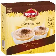 Moccona Capuccino Sachets 30 Pack