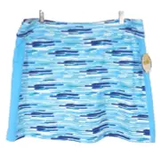 Coral Bay Golf Skort XL UPF 50 Aqua Teal Blue Green Sun Protection UVA UVB Med