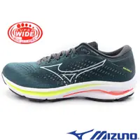 在飛比找蝦皮購物優惠-Mizuno J1GC-210401 藍綠 超寬楦全新波浪片