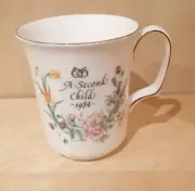 A second child mug,Prince charles. Royal Albert