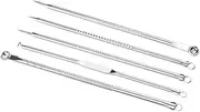 Ipetboom Facial Blackhead Removal Tool 5pcs Pimple Popping Kit Blackhead Extractor Set Travel Case