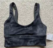 Lululemon Reversible Align Sports Bra Soft Nulu DDPG GGRE Grey LW2CZHS Size 2