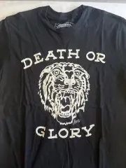 Sailor Jerry "Death Or Glory" Black T Shirt Original Size S RARE Made In USA