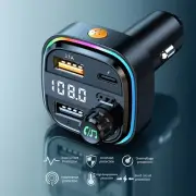 Bauma Auto Bluetooth 5.0 FM Transmitter Mp3 Player USB PD25W Fast Charger