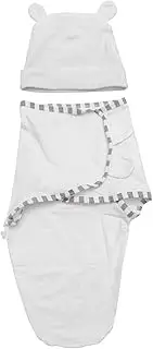 ERINGOGO 2pcs Comfy Swaddle Sack for Newborns Gentle Skin Friendly Design Easy to Clean for Crib Sleeping and Travel