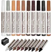 Furniture Repair Kit Wood Markers Wax Sticks for Stains Scratches Wood Flo