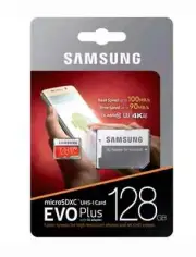 SAMSUNG EVO Plus 128GB MicroSD Micro Flash Memory Card w/ SD Adapter