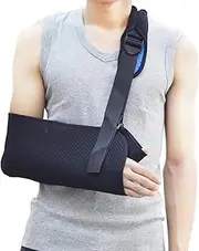 Arm Sling with Thumb Support, Adjustable Arm/Elbow/Wrist & Shoulder Support Brace for Dislocation, Broken & Fractured Arm,Aldult L
