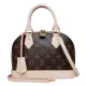 【Louis Vuitton 路易威登】M53152 經典Monogram印花ALMA BB手提/斜背包(迷你)