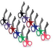 Bulk Scissor Set of 12 Heavy Duty 7.5" Scissors For Craft & School Supplies