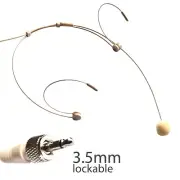 Beige Headset Microphone for Sennheiser HS2 Omni-directional Headset Microphone