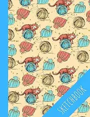 my knitting kit: Cute Sketchbook 120 pages, 8.5 x 11 inches, for Practice Drawing, Writing, Doodle, Creative Diary and Journal, Sketching Pad, ... Perfect gift for Kids, Teens and Students