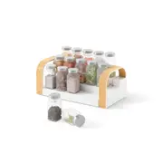 Umbra Bellwood Spice Rack 3 Tier Shelf For Kitchen Pantry Countertop Organizer