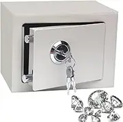 Money Safe | Lock Box Personal Security Safe Steel Fireproof,Sturdy Money Document Safe with High Strength for Offices Hotel Business