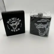 Howler Head Monkey 6 oz. Hip Flask Stainless Steel