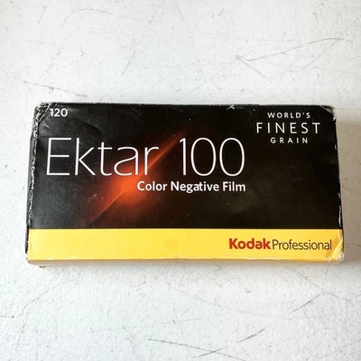 3 Rolls Kodak Professional 120 Ektar 100 Color Negative Film Expired 2016