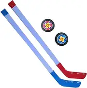 Ice Hockey Sticks for Kids, Street Hockey Sticks and Pucks Set, Indoor Outdoor Hockey Set for Boys Girls Over 3 Years Old Games