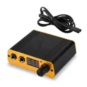 BlackGold Regulator Electroplated Alloy LED Digital Transformer for Tattoo Power