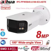Dahua IPC-PFW5849-A180-E2-ASTE 8MP 180° Panoramic Full-Color WizMind Camera PoE