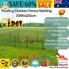 RETURNs i.Pet Poultry Chicken Fence Netting Electric wire Ducks Goose Coop 25Mx1