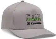 Fox Racing Fox x Kawasaki Flexfit Hat Steel Gray