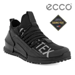 【ecco】BIOM 2.0 M 透氣極速戶外運動鞋 男鞋(黑色 80066451052)